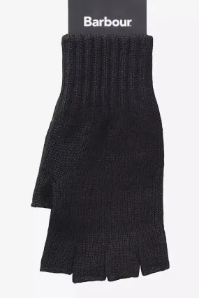 Barbour Fingerless lambswool Gloves in Black MGL0005BK91