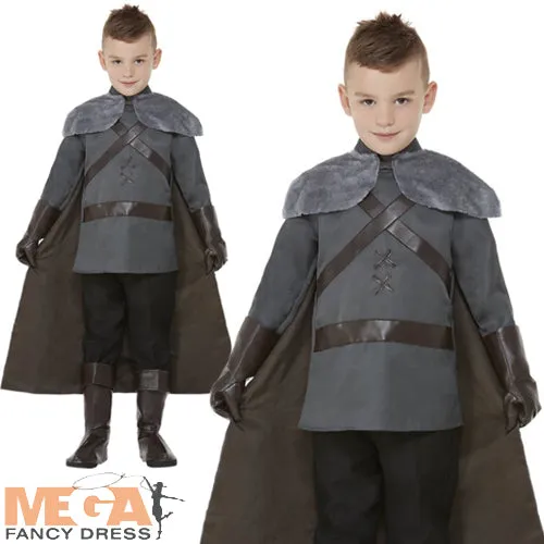 Boys Medieval Lord Barbarian Warrior Fancy Dress World Book Day Costume
