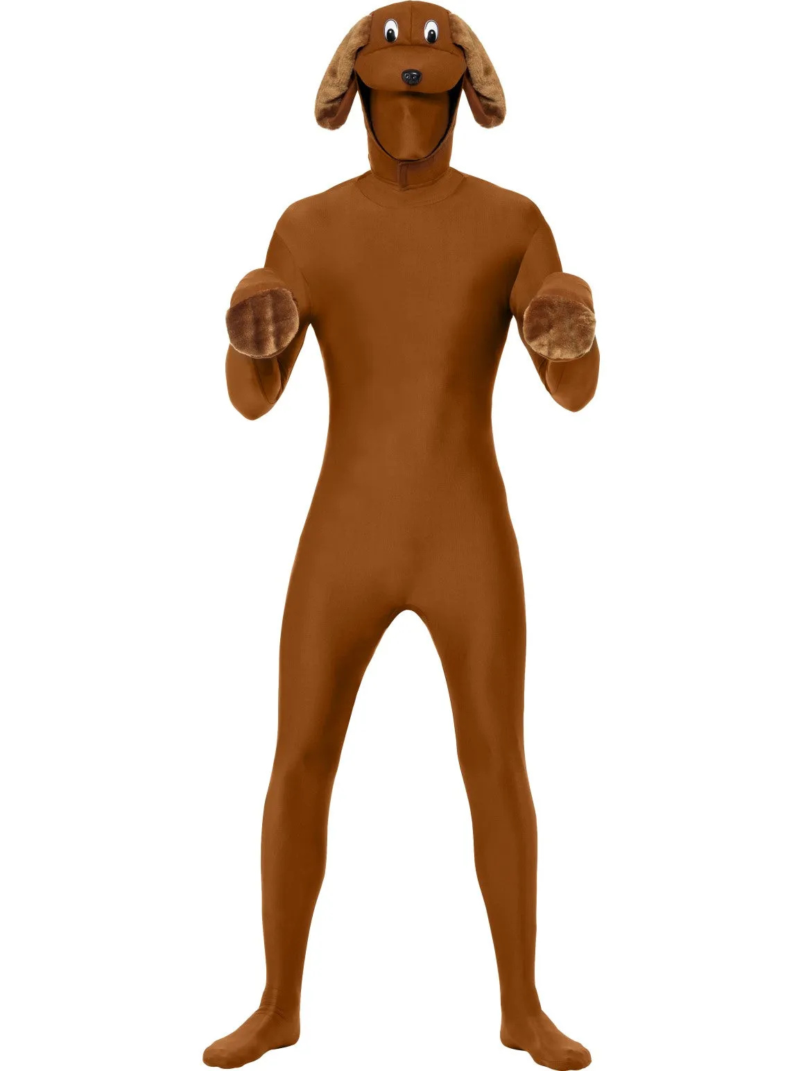 Brown Dog Hood & Gloves