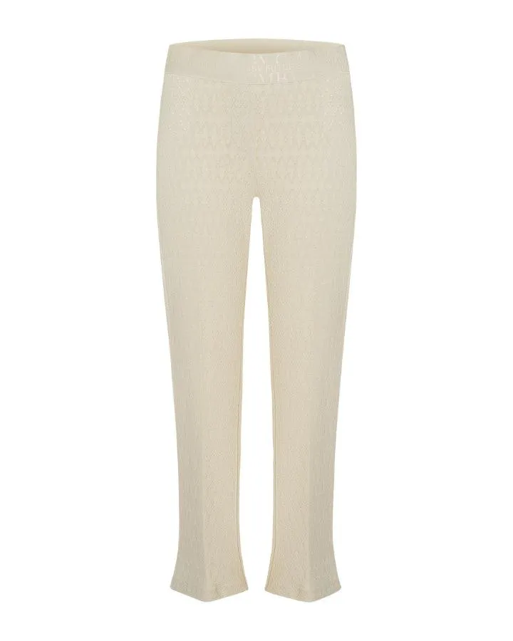 Cambio Ranee Crochet Knit Ankle Pant
