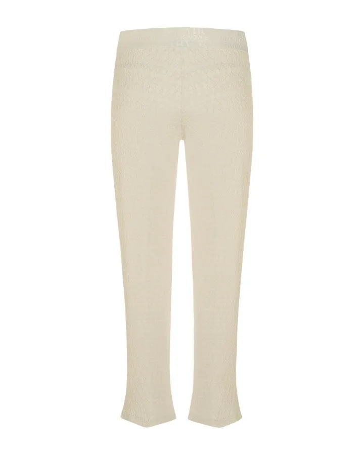 Cambio Ranee Crochet Knit Ankle Pant