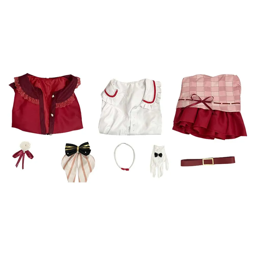 Genshin Impact Sangonomiya Kokomi Game Character Original Red Sailor Suit Cosplay Costume Outfits