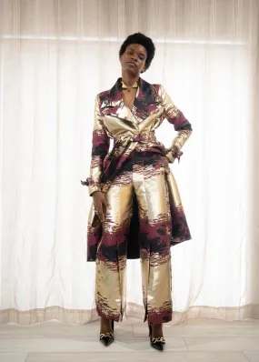 Gold Metallic Egypt Pants