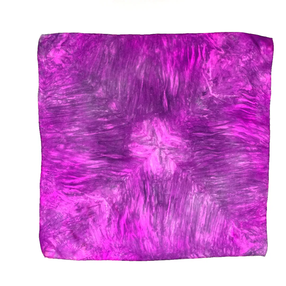 Hot Pink Fuchsia Silk Bandana