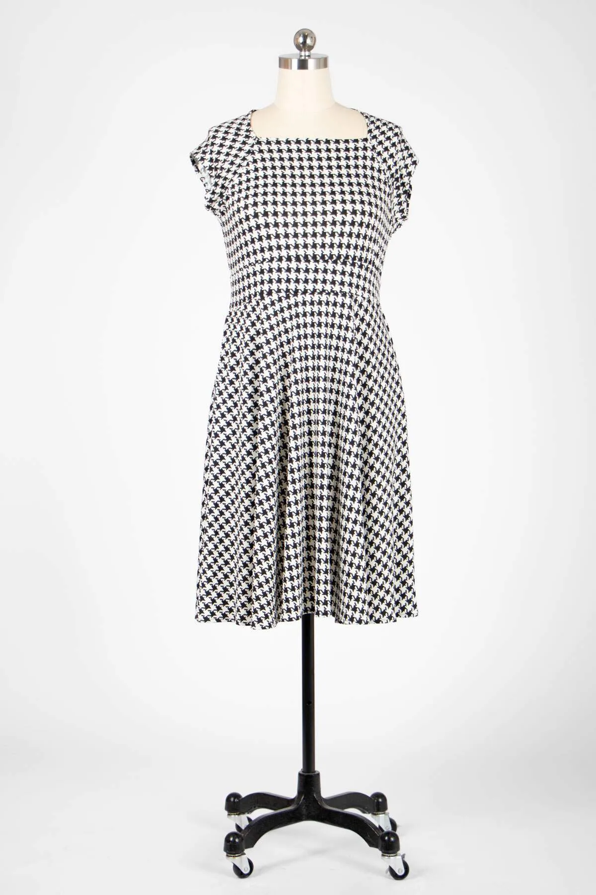 Jackie Dress - Houndstooth