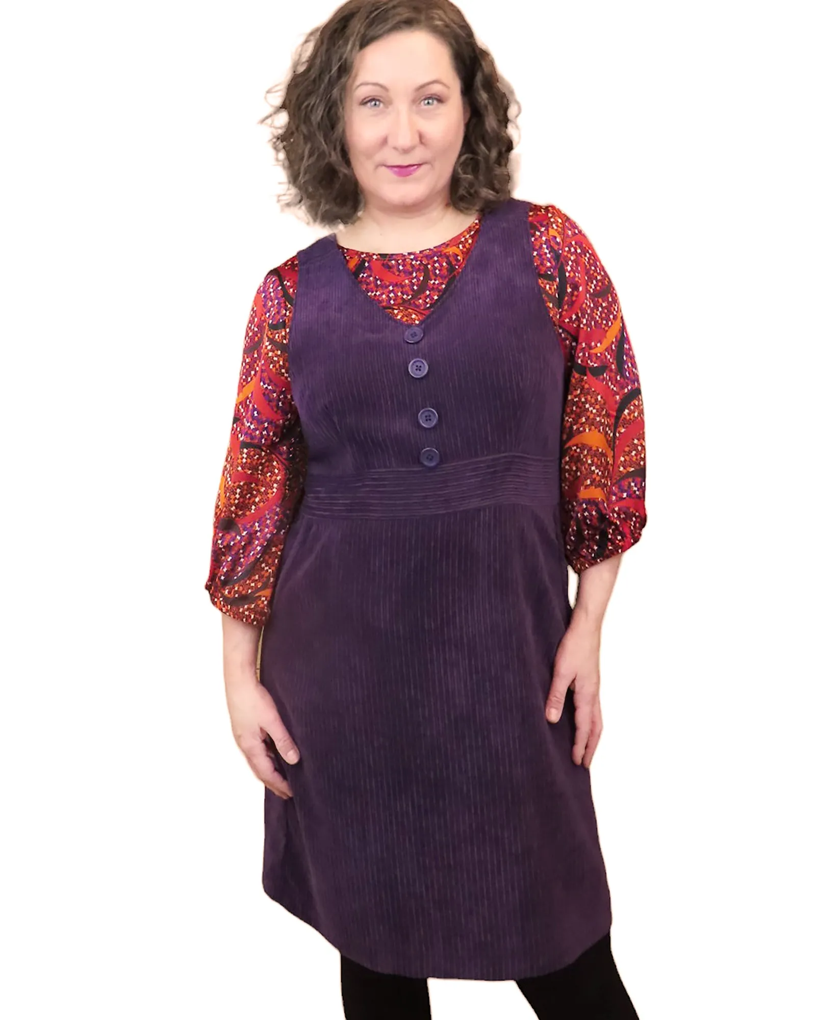 JONI Corduroy Jumper - PURPLE