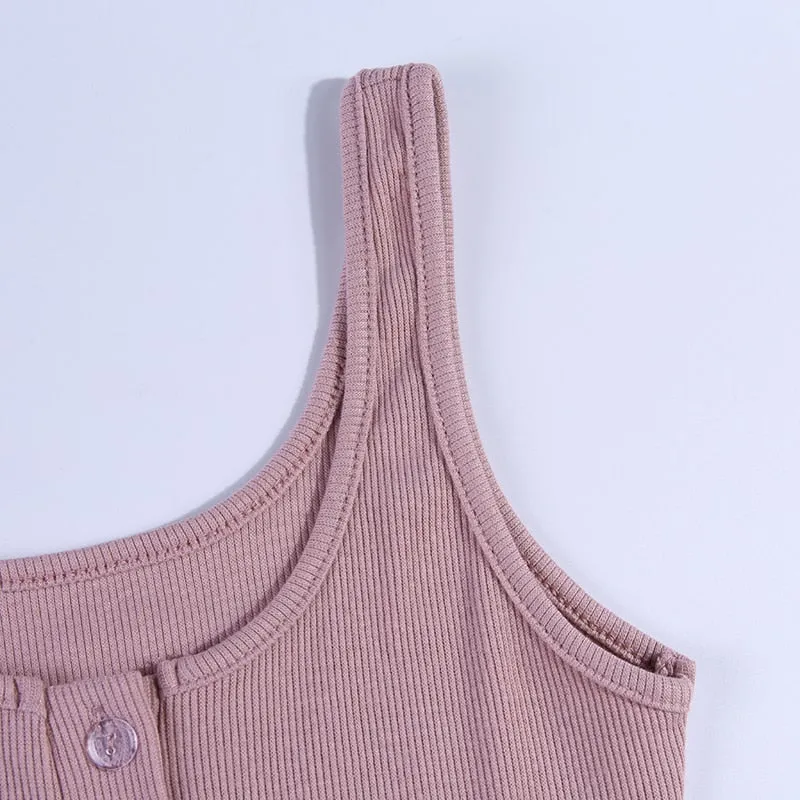 Knee-Length Sleeveless Bodycon Dress