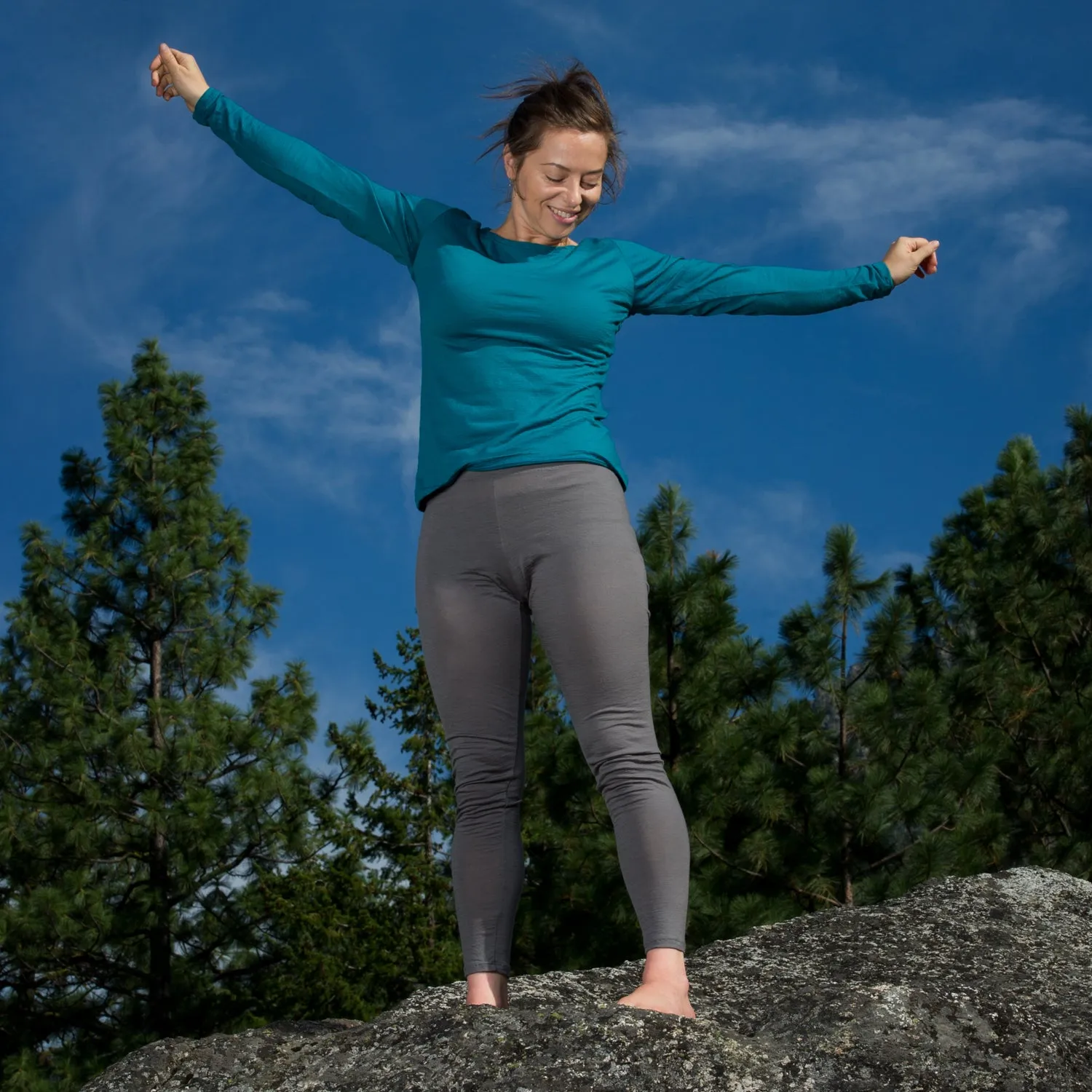 Merino Wool Simple Tights ~ Long Underwear