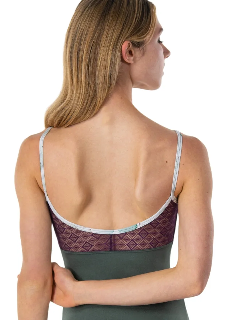ON SALE Harvest Leaves Camisole Leotard