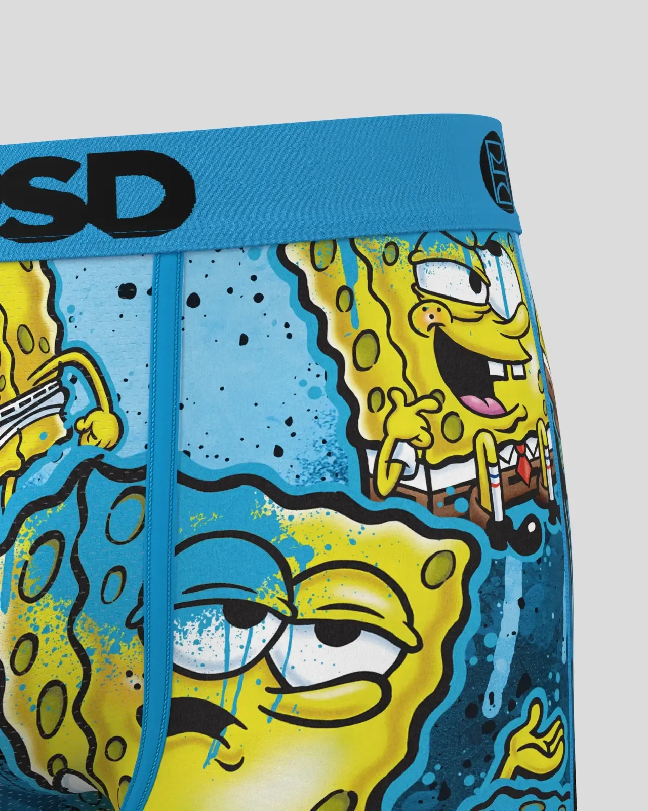 PSD Spongebob Squarepants Drip Boxer Brief Underwear