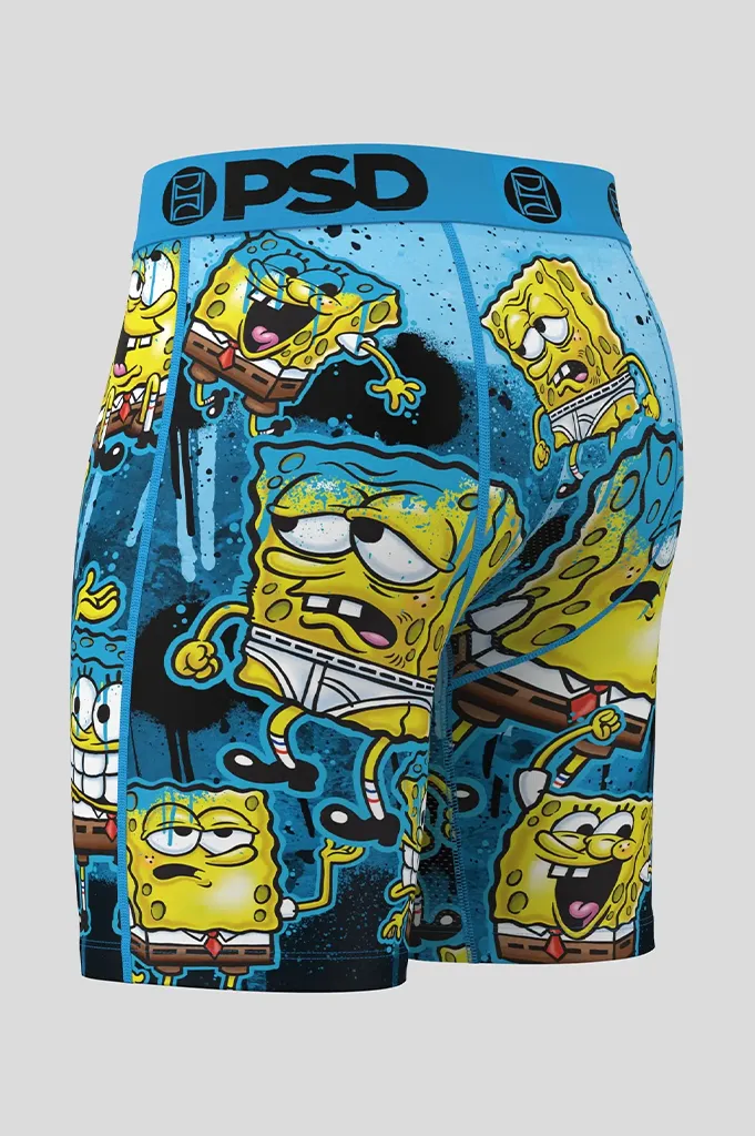 PSD Spongebob Squarepants Drip Boxer Brief Underwear