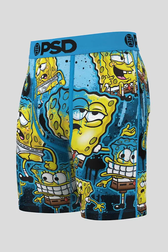 PSD Spongebob Squarepants Drip Boxer Brief Underwear