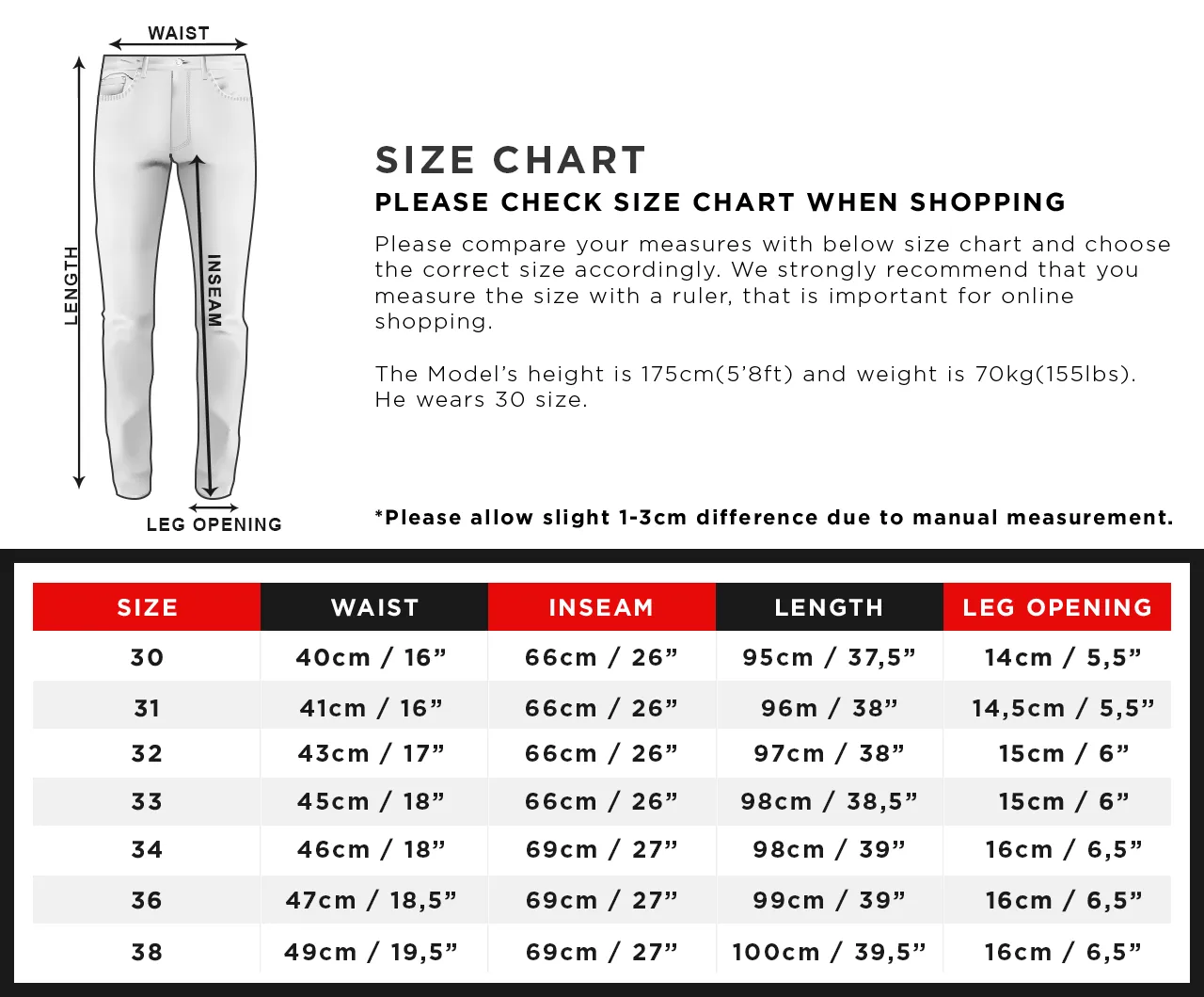 Striped Ankle Pants - Charcoal