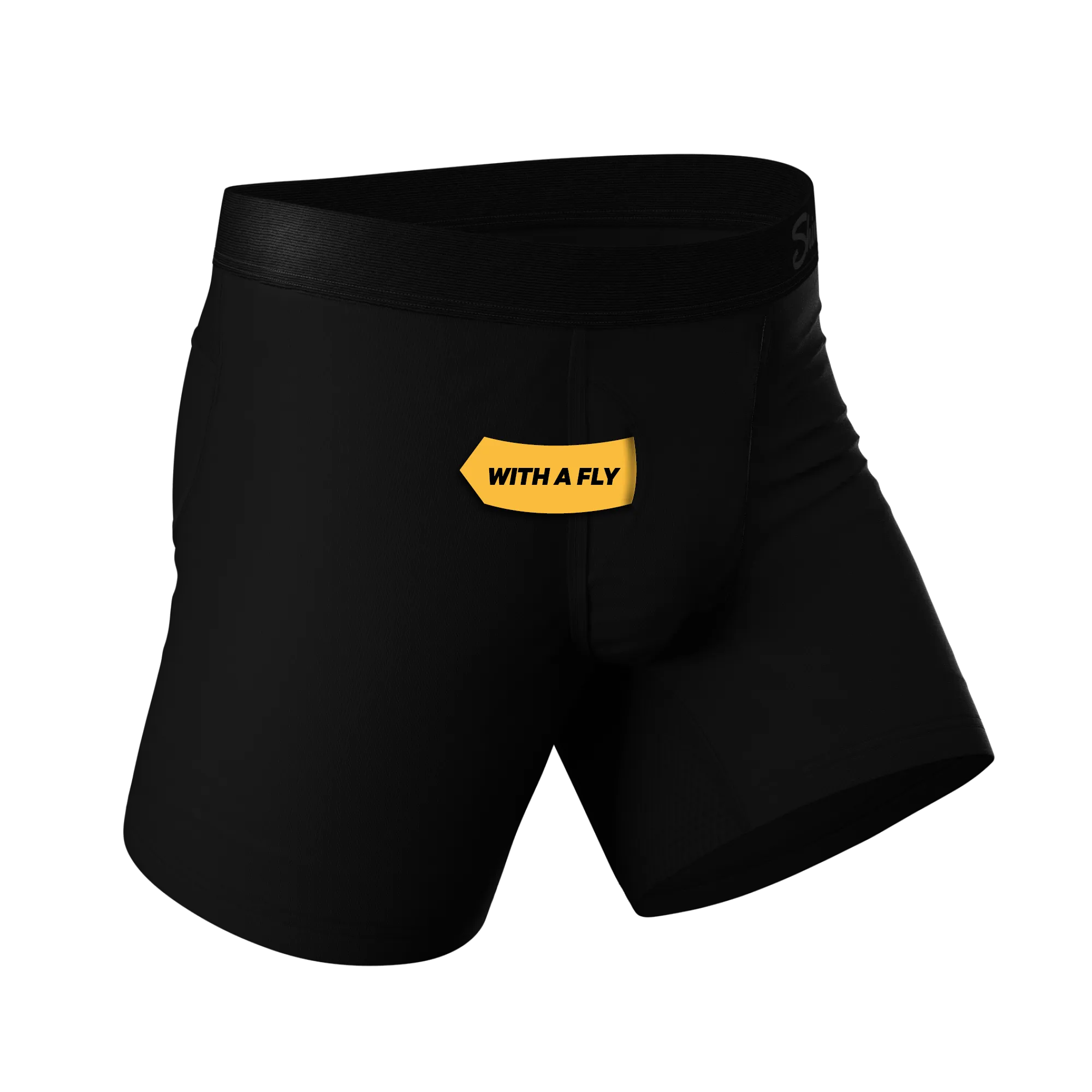 The Threat Level Midnight Black Hammock® Pouch Underwear Fly