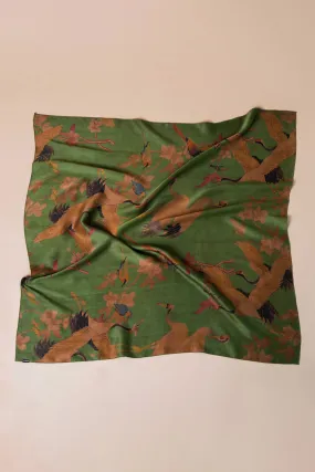Verdant Cranes Bandana