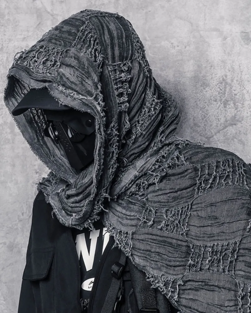 Wasteland Wear Distressed Tactical Shawl Scarf