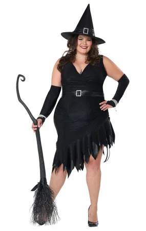 Womens Million Dollar Witch Plus Size Costume