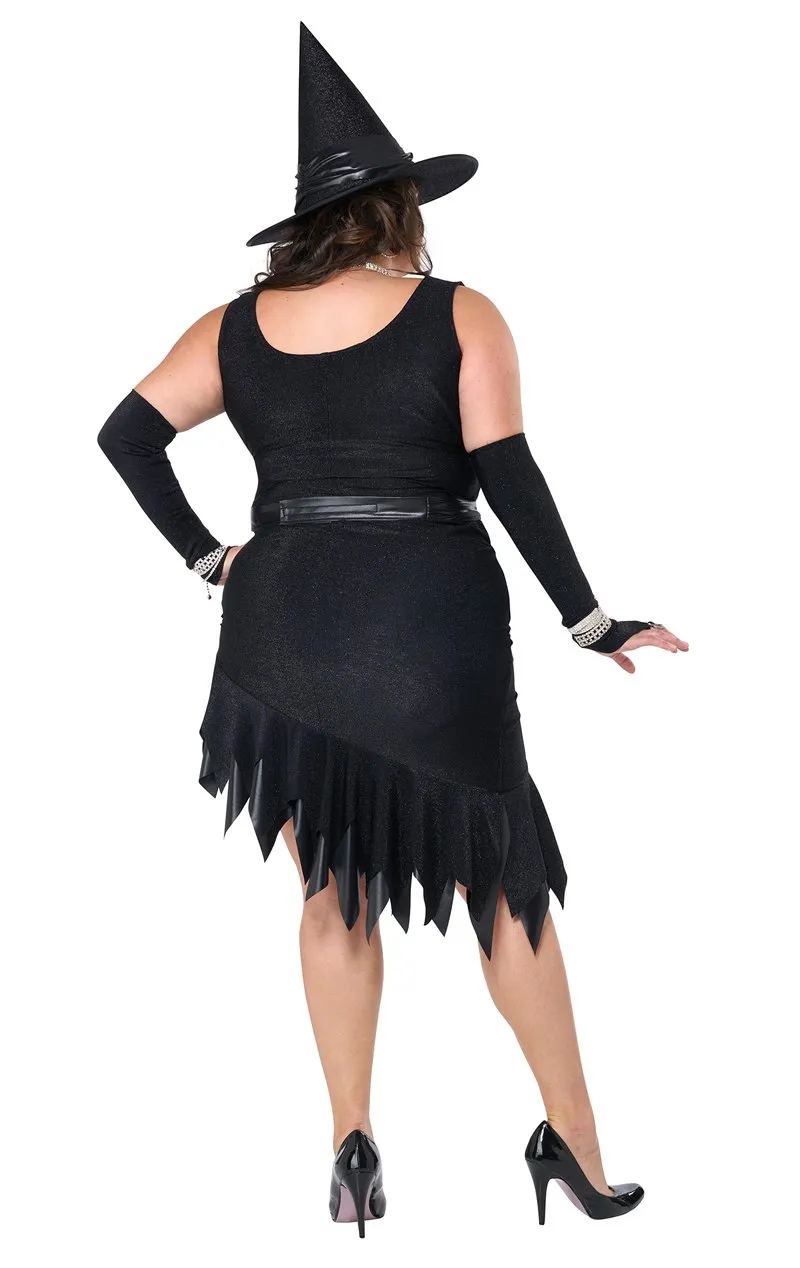 Womens Million Dollar Witch Plus Size Costume